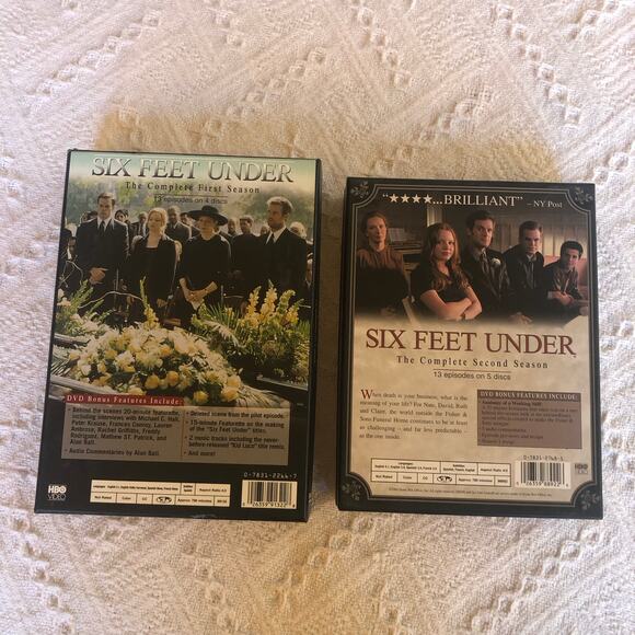 Six Feet Under Season 1 and 2 Dvd TV Series HBO 2001 Michael C Hall Dark Comedy - Picture 3 of 5